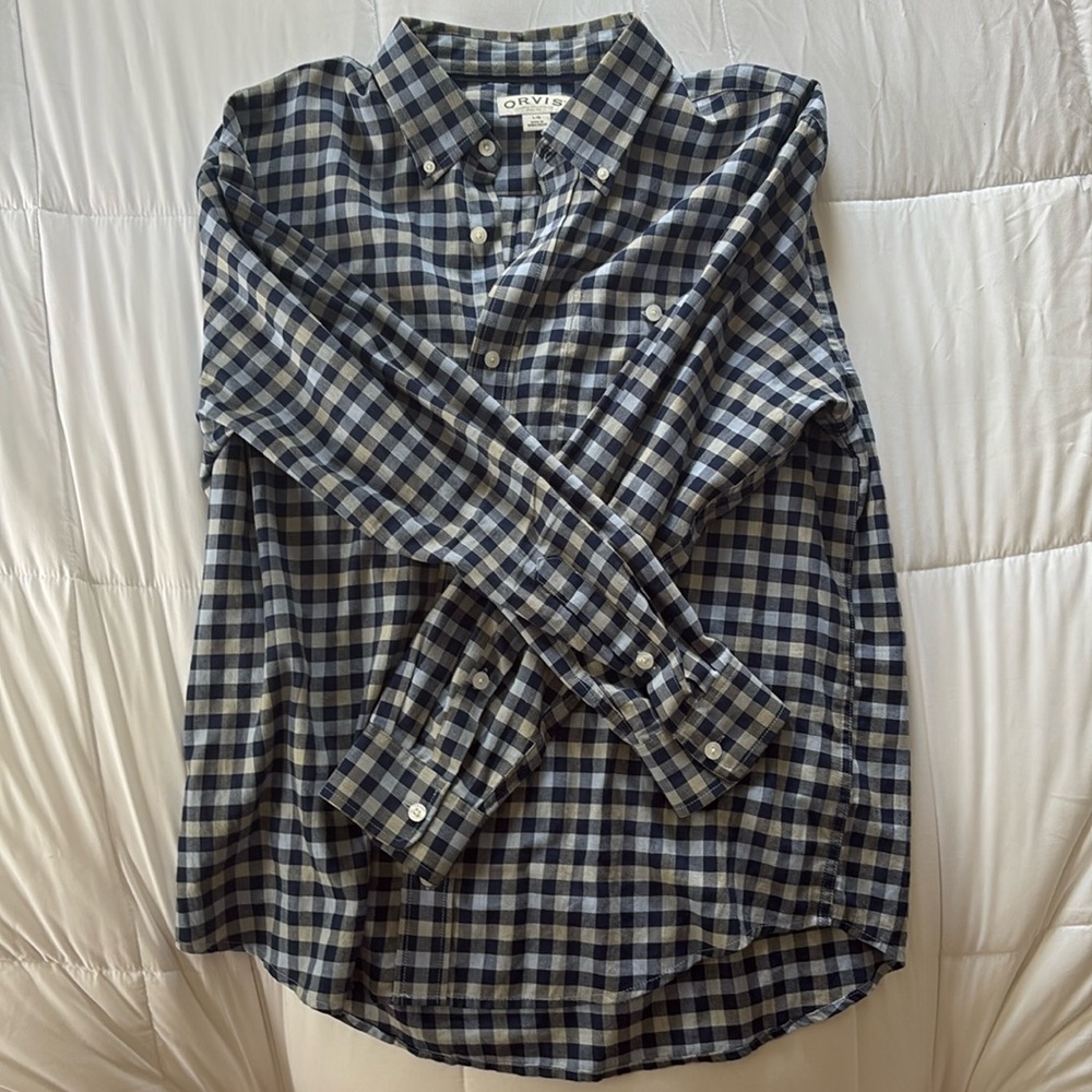 Orvis late button down